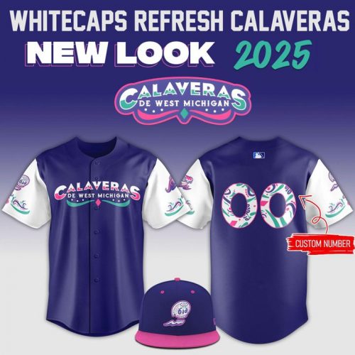 West Michigan Whitecaps Refresh Calaveras New Look 2025 Personalized Baseball Jersey