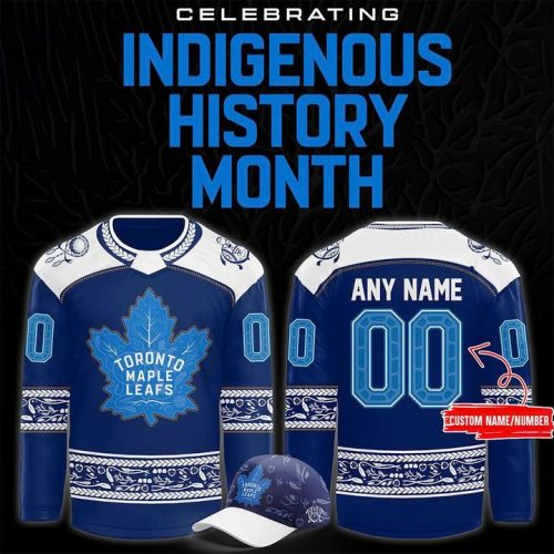 Toronto Maple Leafs Indigenous History Month 2025 Personalized Hockey Jersey