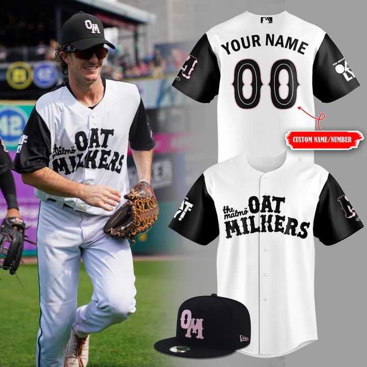 Hartford Yard Goats 2025 Malmo Oat Milkers Custom Jersey Hartford Yard Goats 2025 Malmo Oat Milkers Custom Jersey